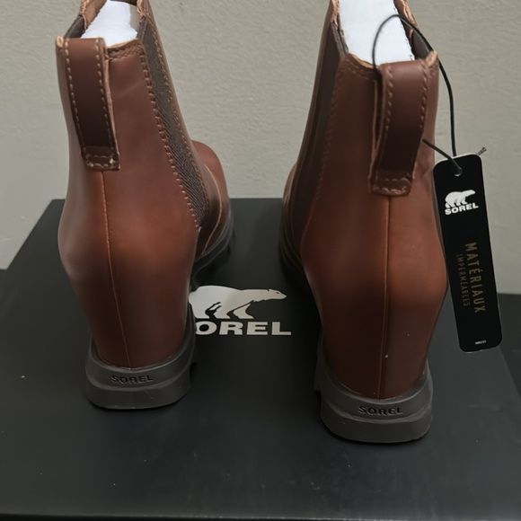Sorel Joan of Artic Wedge III Chelsea Boots Women's 6.5 Hazelnut Brown - Picture 7 of 7